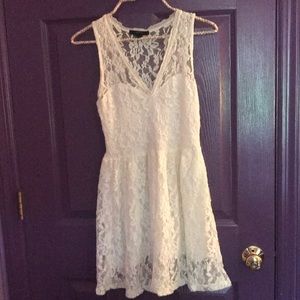 Forever21 white lace dress